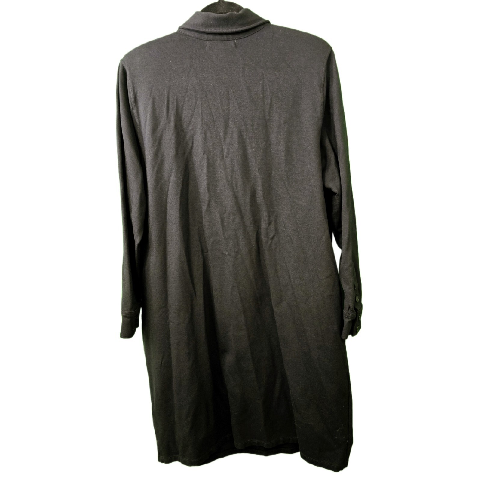 Lauren Ralph Lauren Women’s Black Long Sleeve Collared Dress, Size 1X.