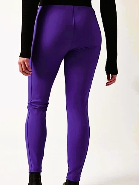 ATHLETA GLACIER SNOW SKINNY PANTS - PURPLE -Size 6 NWT