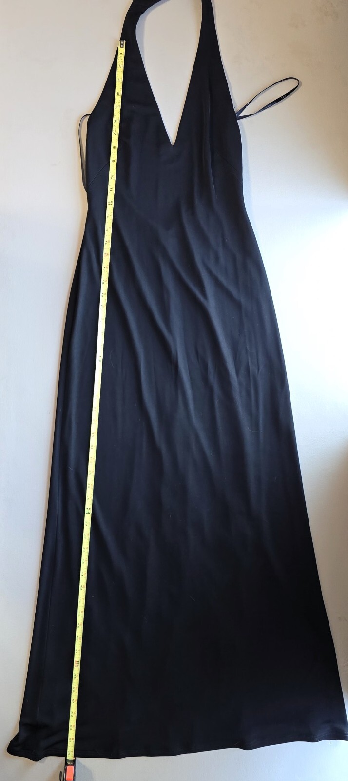 David Meister Women's Dress - Size 6 - Black - Sleeveless Halter with Low Back