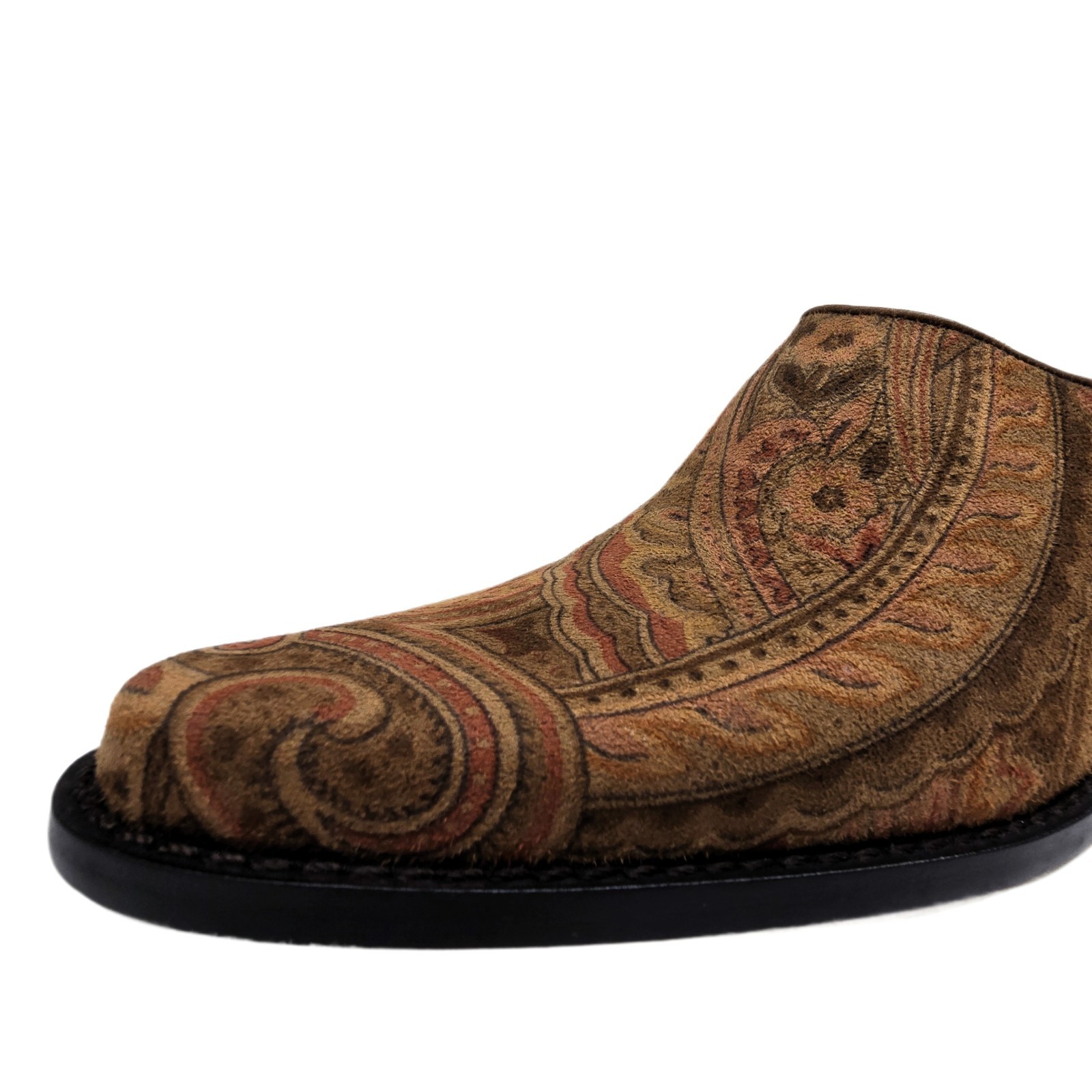 Matisse Southwestern Paisley Suede Mules Women’s 9 – Boho Country Slip-On