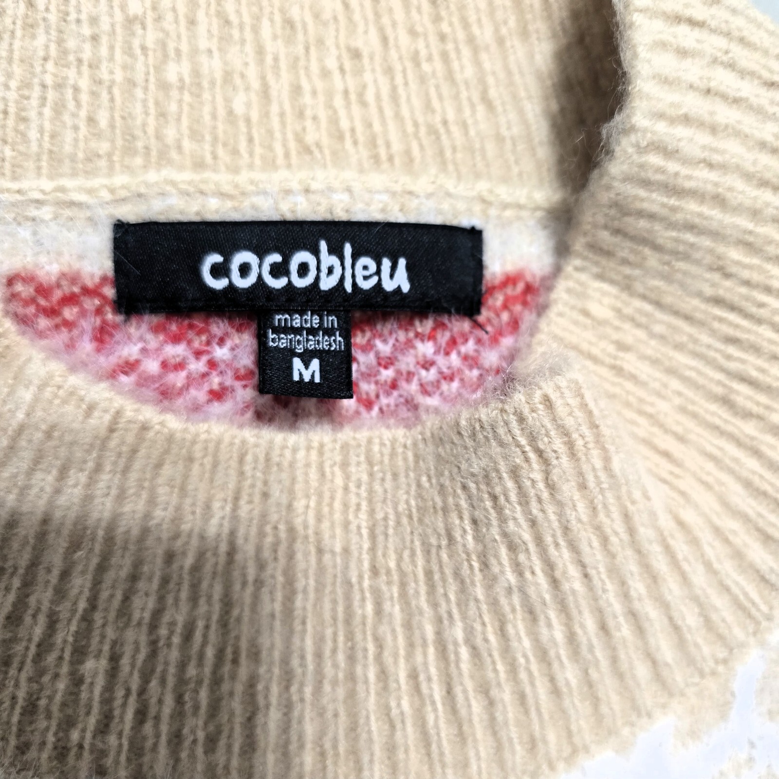 Cocobleu Women's Cozy Christmas Sweater – Festive & Soft – Size M