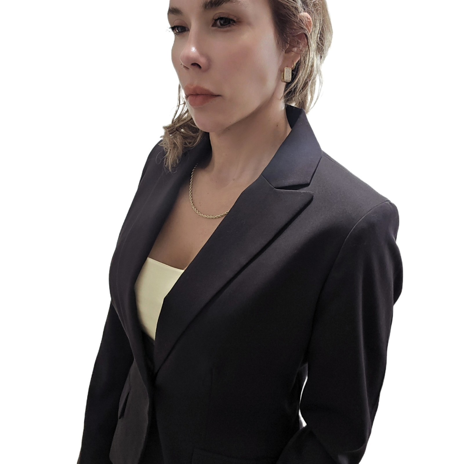 Anne Klein Executive 2-Piece Brown Blazer & Pants Suit Size 6 – Professional