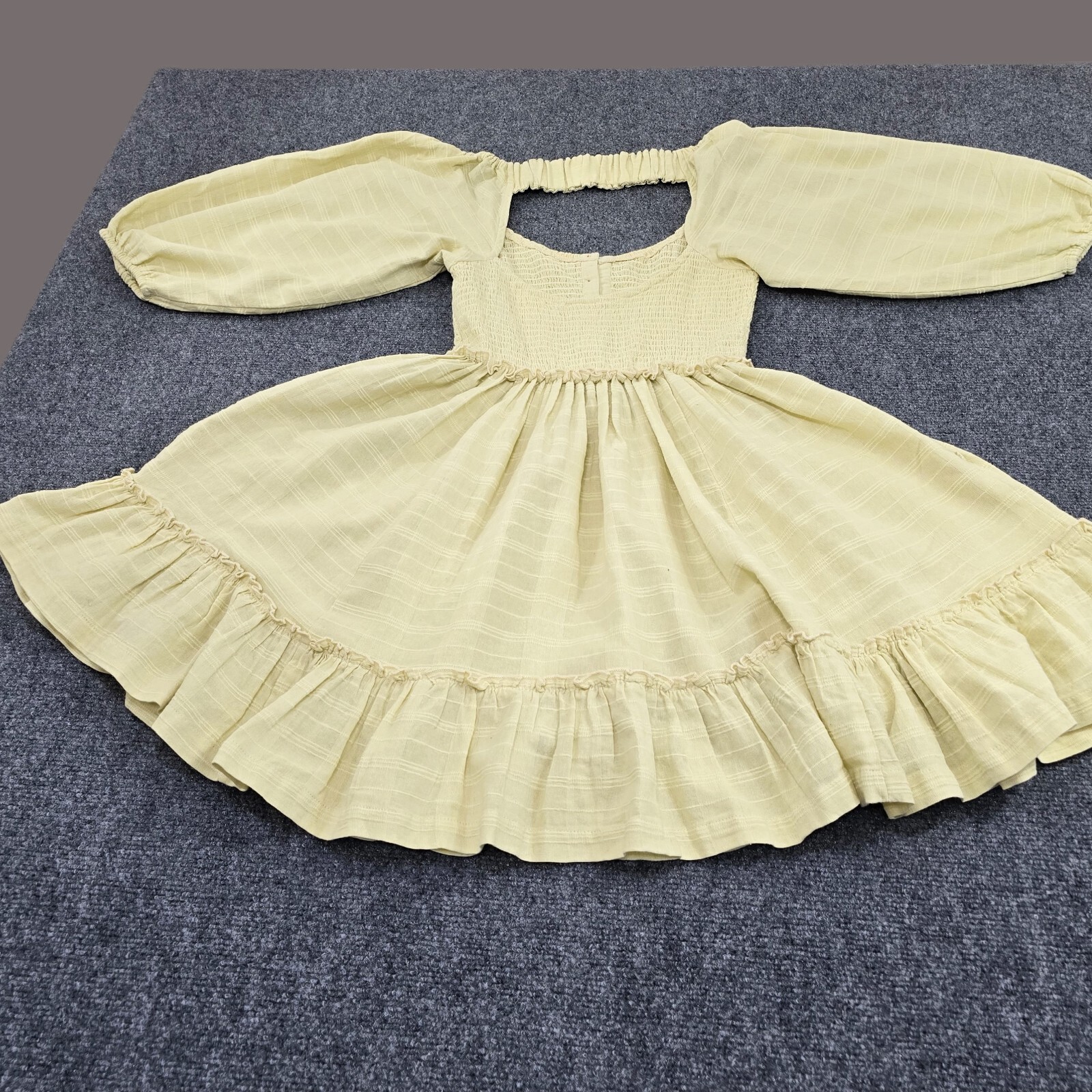 Free People Romantic Yellow Mini Dress – A Stunning Choice for Women, Size XS