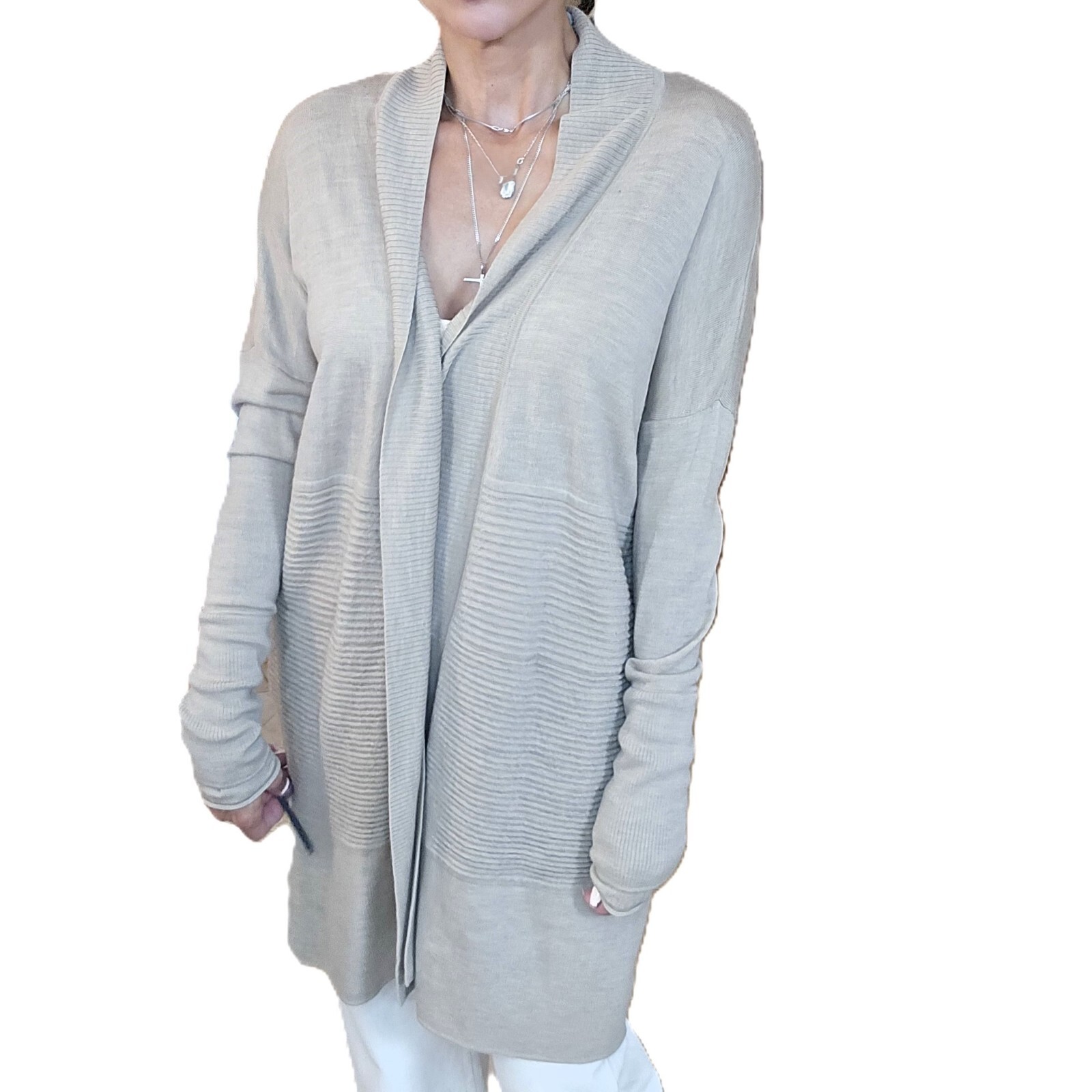 Lululemon Merino Wool Cardigan Sweater – Size 8 – Cream