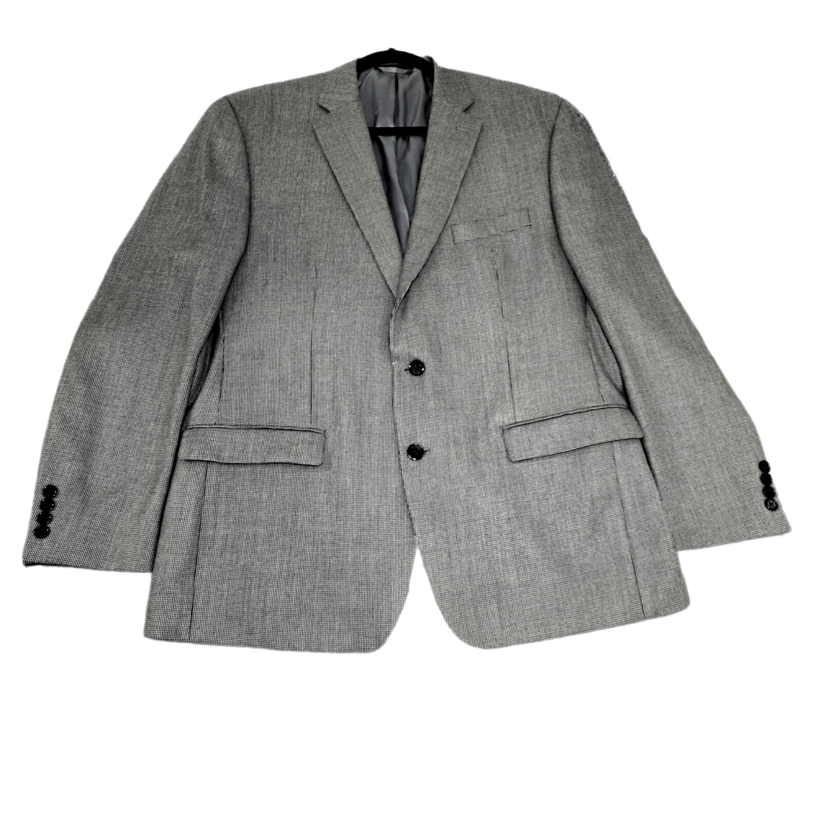 Lauren by Ralph Lauren Men's Rayon Blend Plaid Sport Blazer – Gray 44R