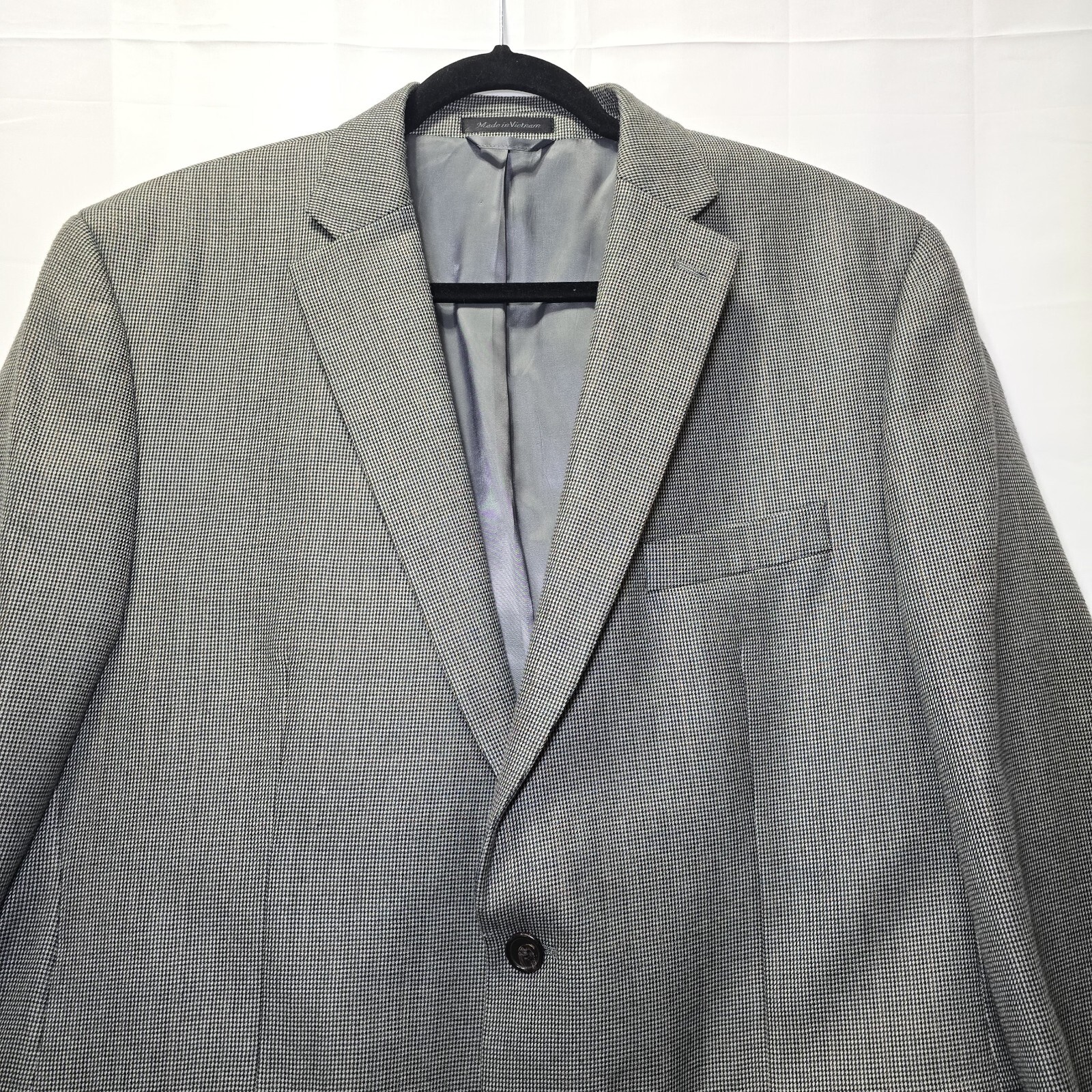 Lauren by Ralph Lauren Men's Rayon Blend Plaid Sport Blazer – Gray 44R