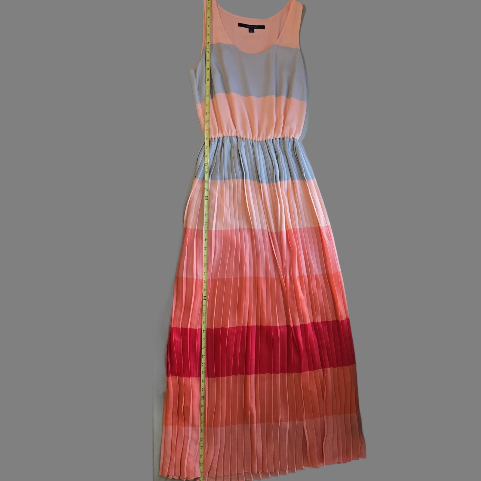 Tommy Hilfiger Collection Maxi Dress - Multicolor Pleated Perfection, Size 6