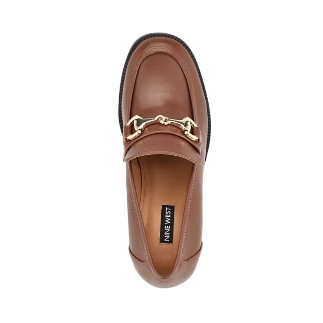 Nine West Women's Koolo Brown Bit Loafers Block Heel Size 9 M, New without box