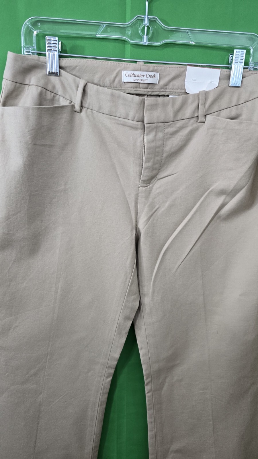 Coldwater Creek Natural Fit Khaki - Petite Size 8 - Wide Leg.