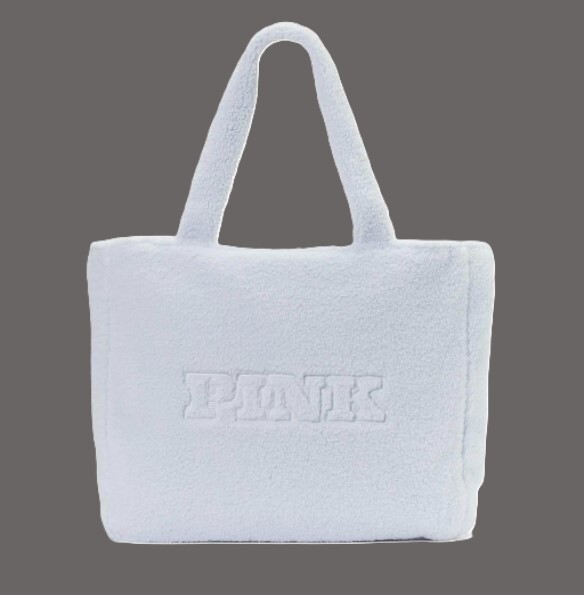 Victoria's Secret PINK Sherpa Tote Bag – Travel, Beach, Gym (New with Tags)