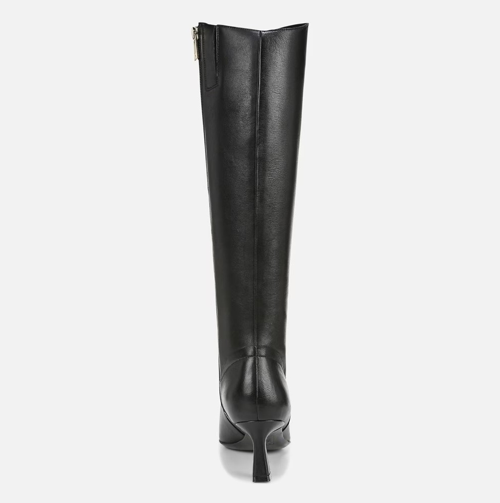 Naturalizer Deesha Women’s Black Leather Knee High Boots Size 9M