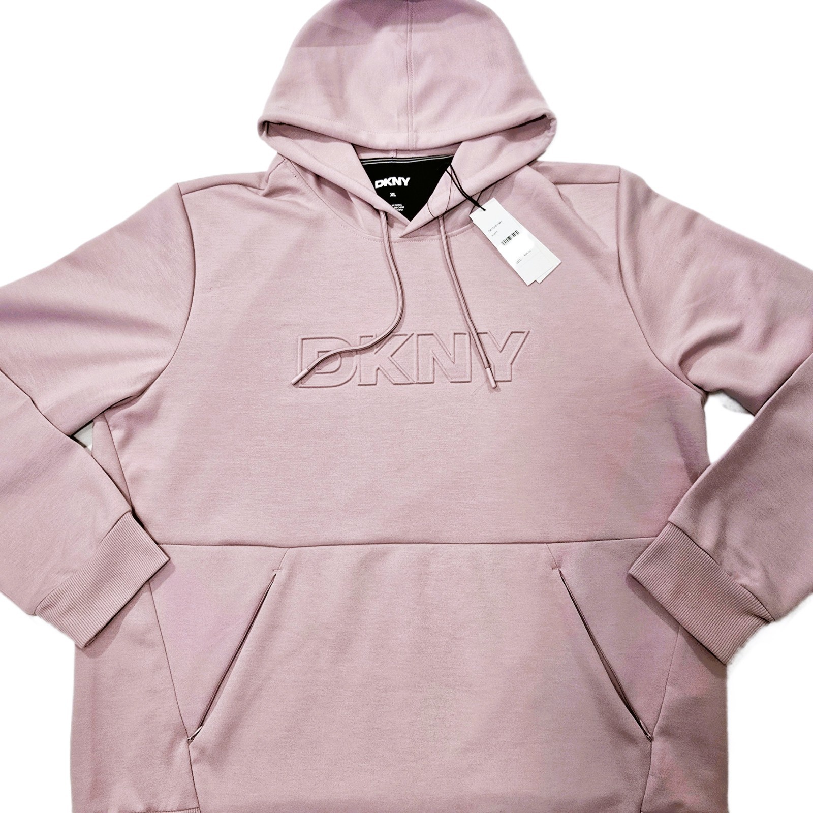 DKNY Women’s Activewear Sport Hoodie Quartz Pink Sweatshirt XL NWT