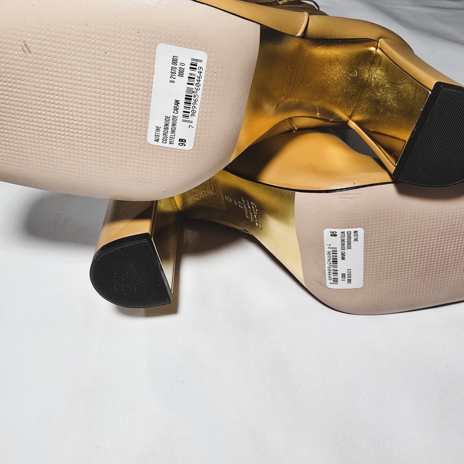 SCHUTZ Austine Women’s Over-the-Knee Leather Boot Tan Size 9B NEW