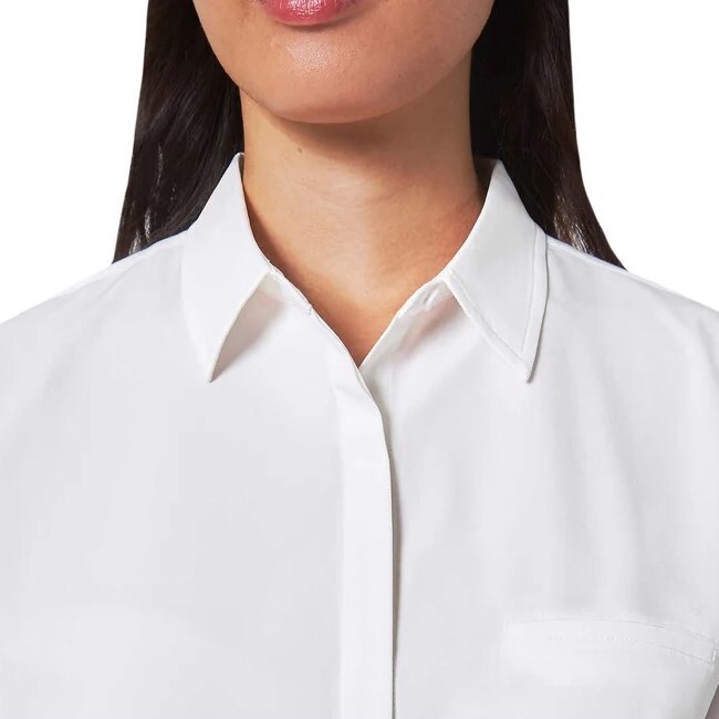 Modern Ambition Women's Delightfully Technical Travel Shirt – Size S White