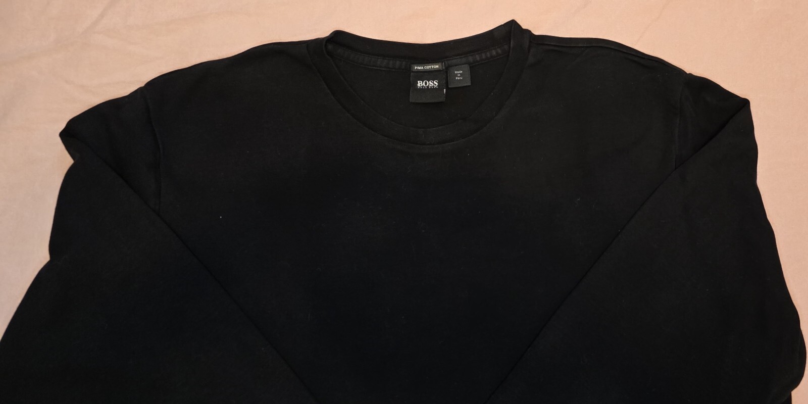 Hugo Boss Women's T-Shirt - Black (Size L) | 100% Thick Cotton | Comfortable