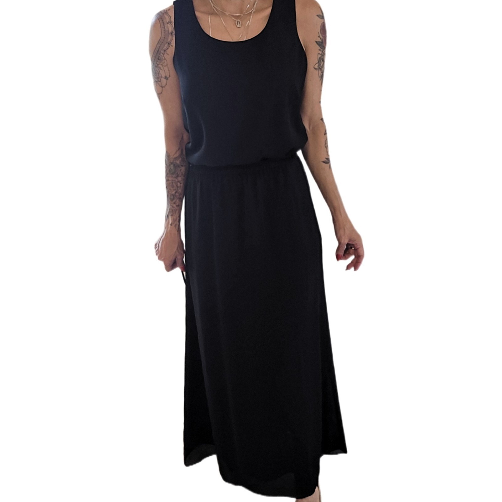Draper's & Damons 2-Piece Set: Black Tank Top & Skirt - Size M