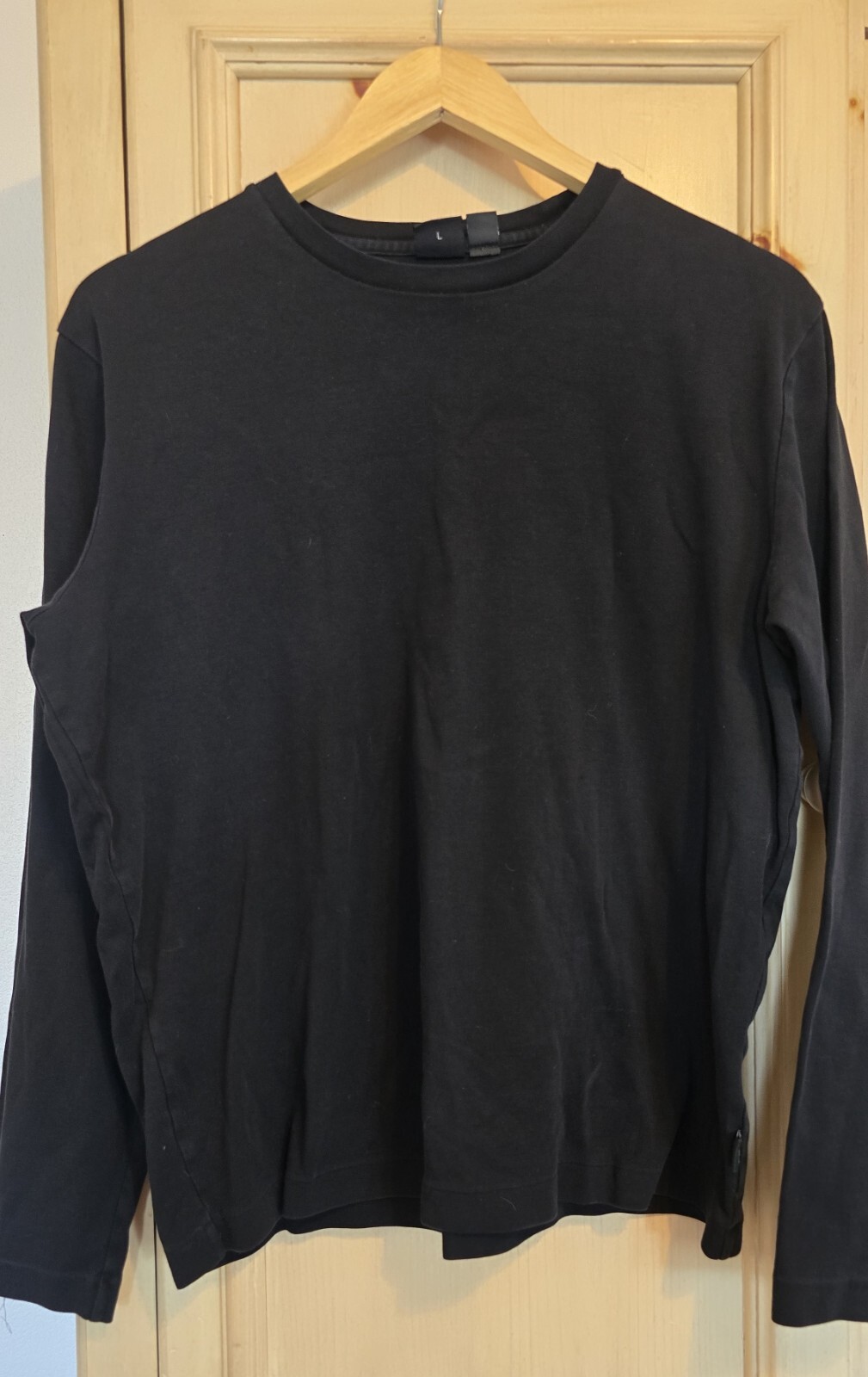 Hugo Boss Women's T-Shirt - Black (Size L) | 100% Thick Cotton | Comfortable