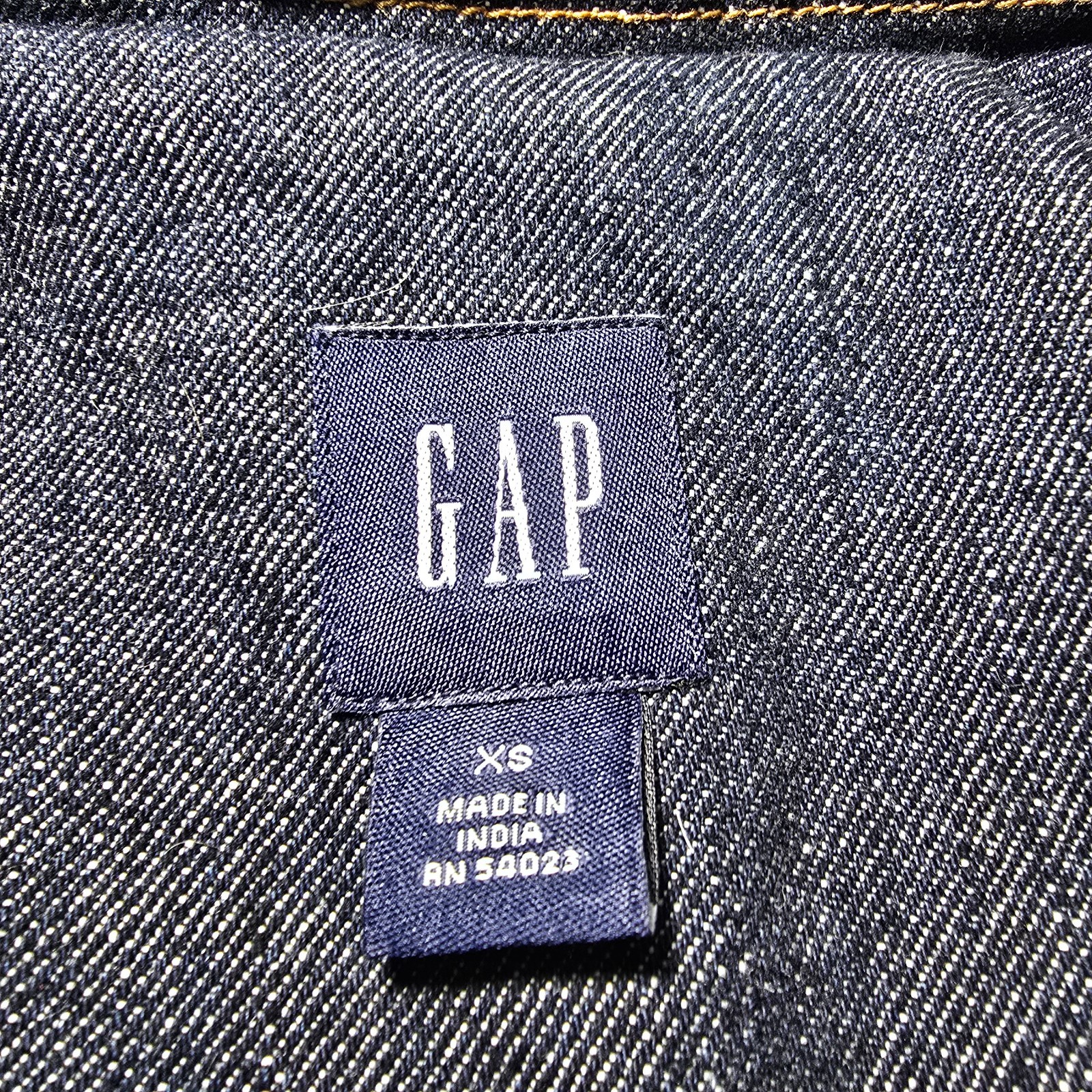 Gap Women’s Double-Breasted Denim Jacket Blazer XS Medium Wash Blue