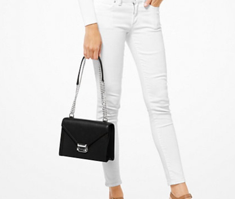 MICHAEL KORS Whitney Leather Convertible Shoulder Bag - Perfect For You!