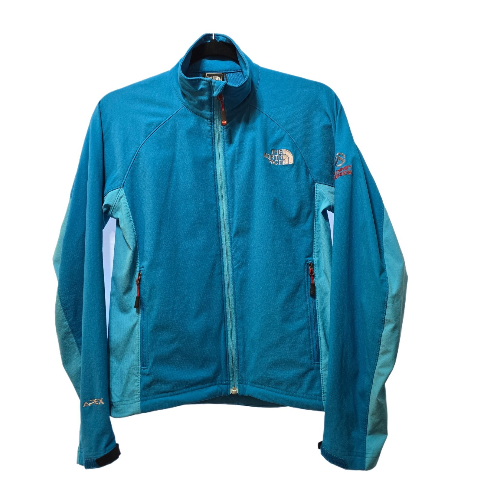 The North Face TNF Summit Series Apex Softshell Jacket Womens Size XS Blue Solid