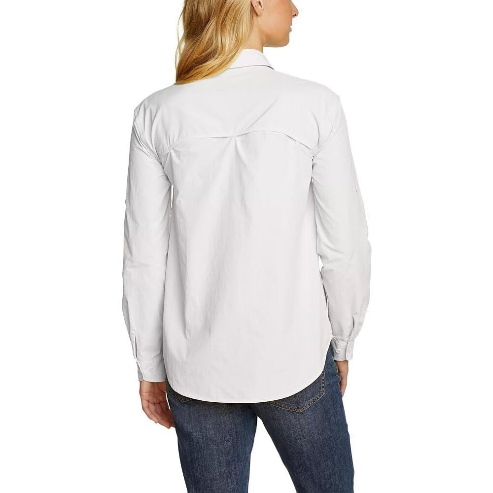 Eddie Bauer Women's Adventurer Pro Field Shirt – White, Size M