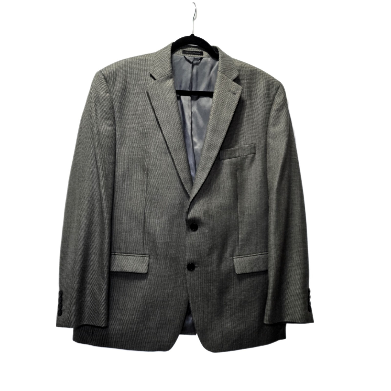 Lauren by Ralph Lauren Men's Rayon Blend Plaid Sport Blazer – Gray 44R
