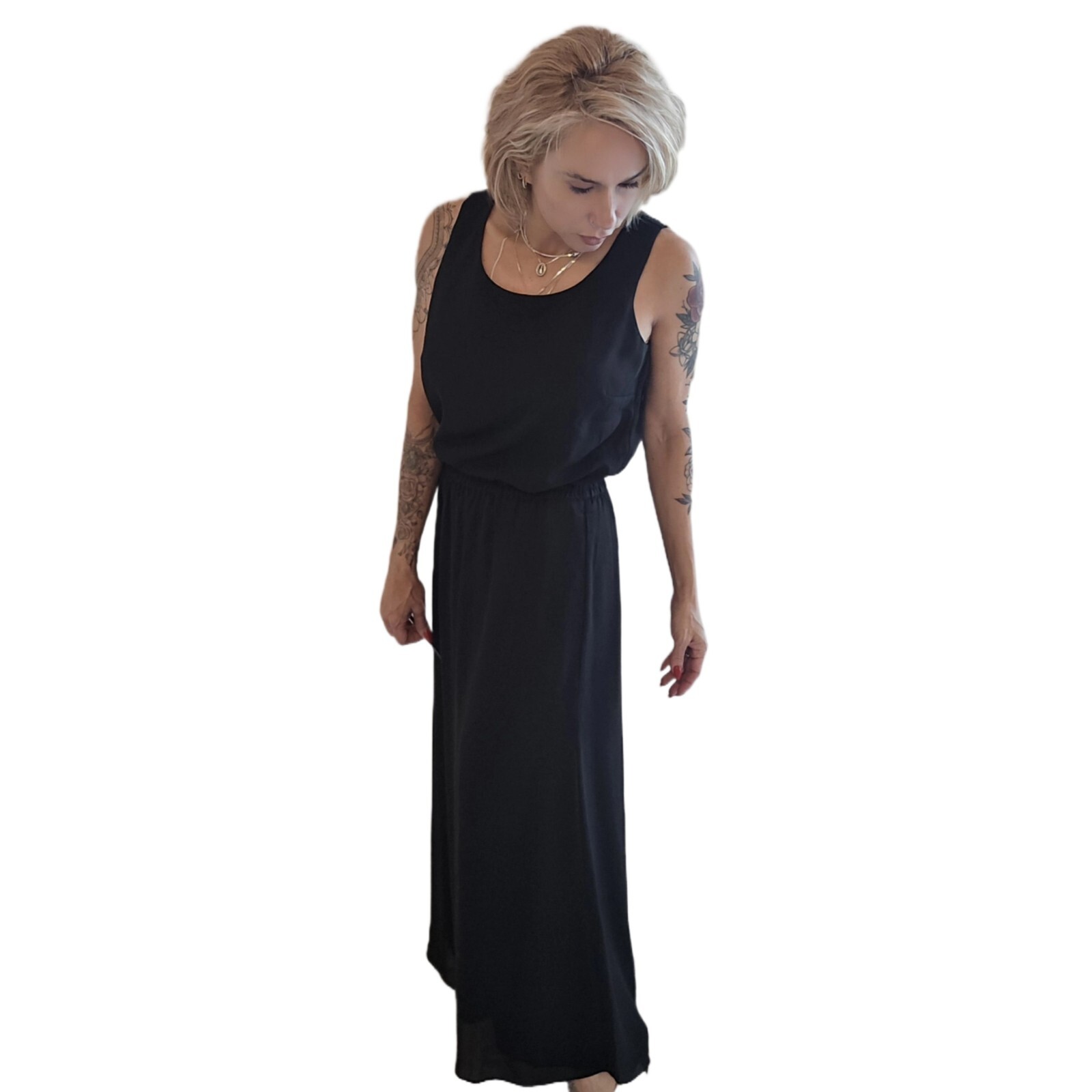 Draper's & Damons 2-Piece Set: Black Tank Top & Skirt - Size M