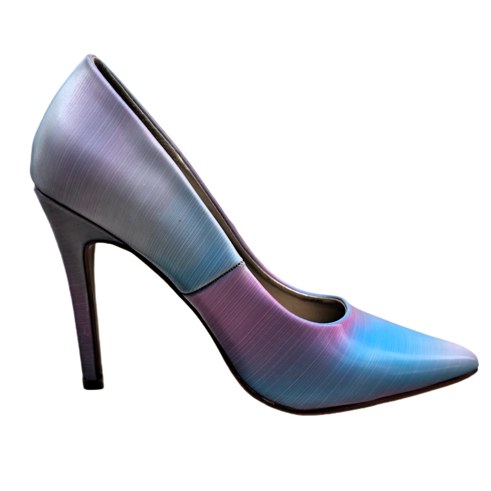 Torta Caliente Womens Iridescent Stiletto Heel Shoes Size 7M Mermaid Fairy Fair