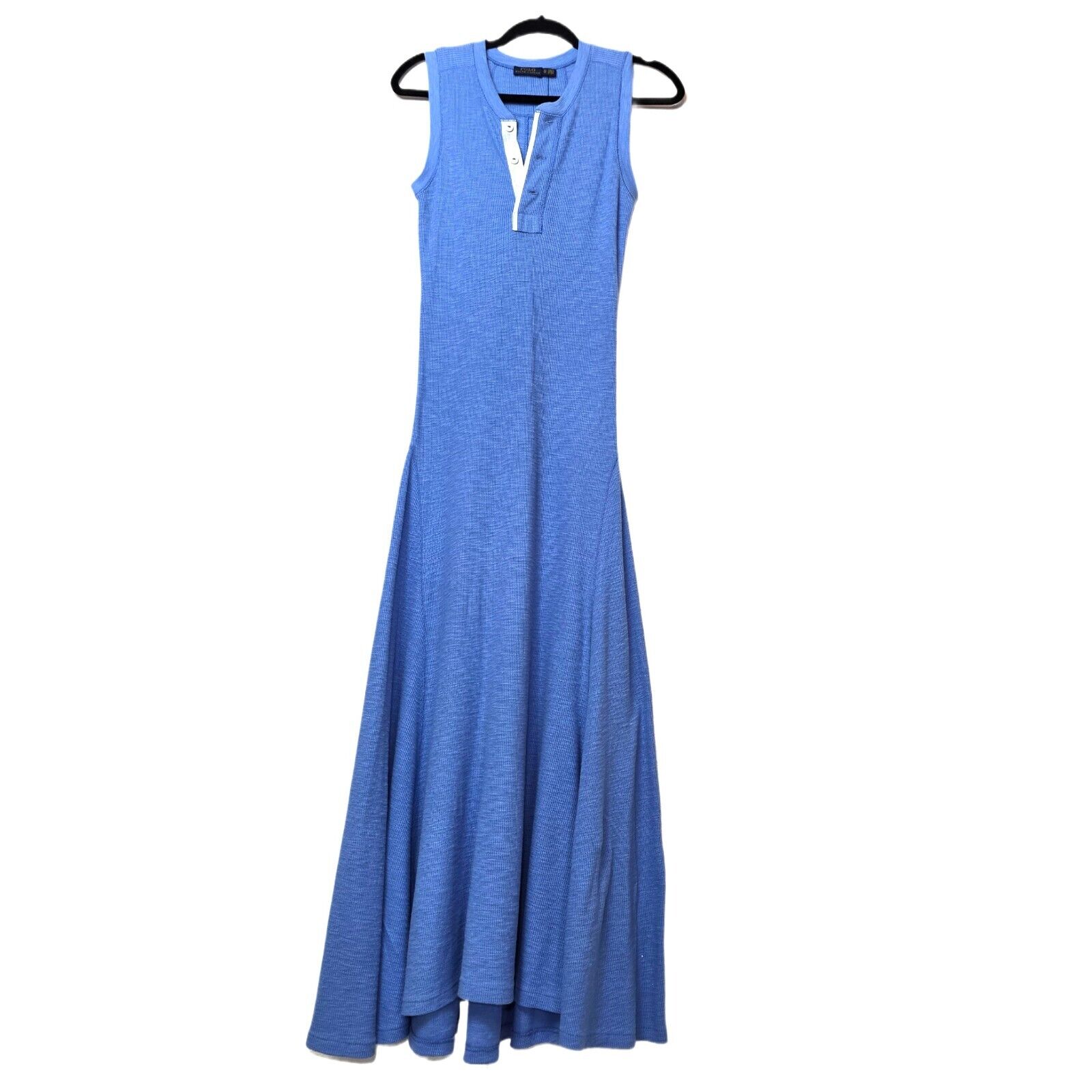 Polo Ralph Lauren Women's Henley Maxi Dress | Blue | Size XS | NWT
