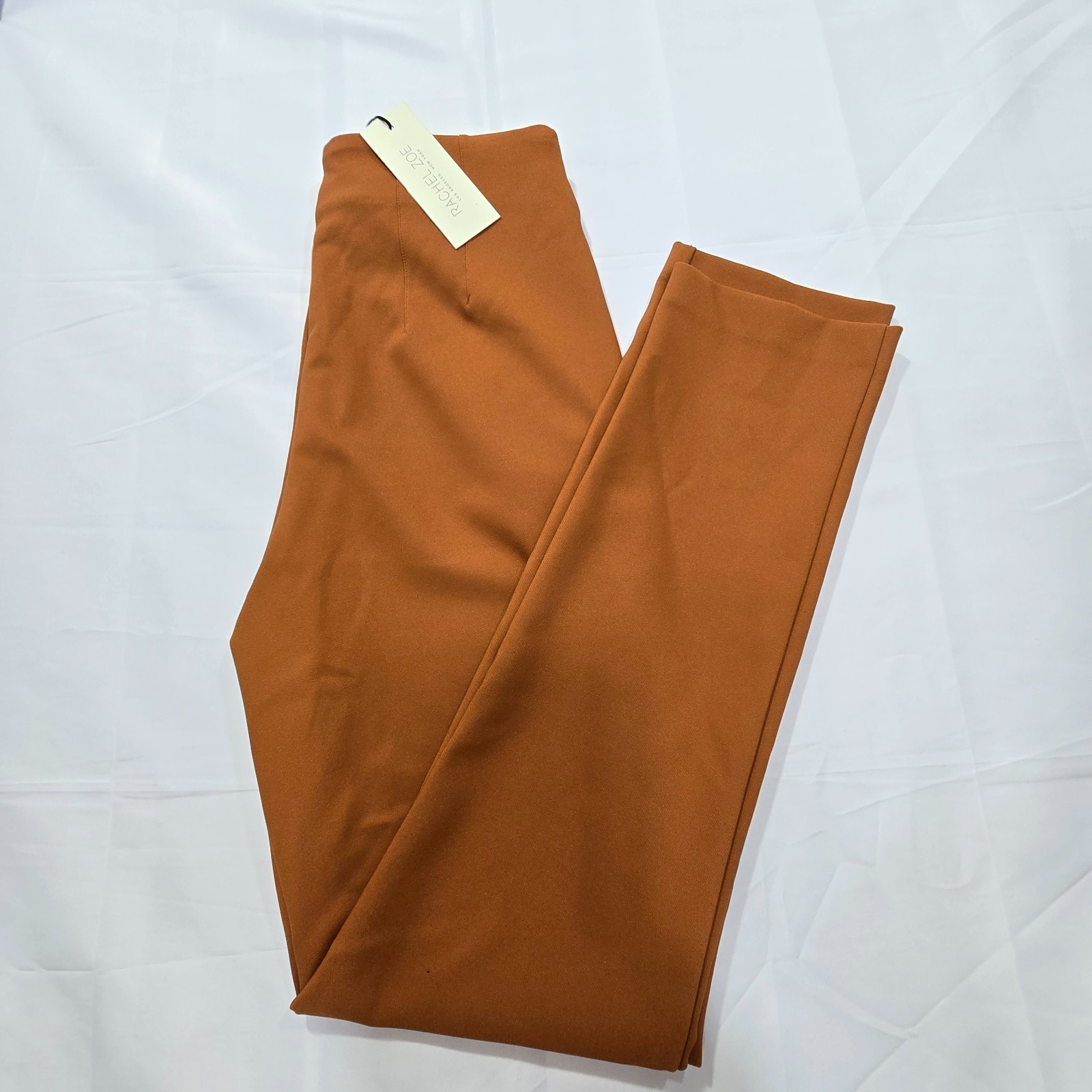 Rachel Zoe Women’s High Waist Brown Ankle Pants Size 2 Stretch