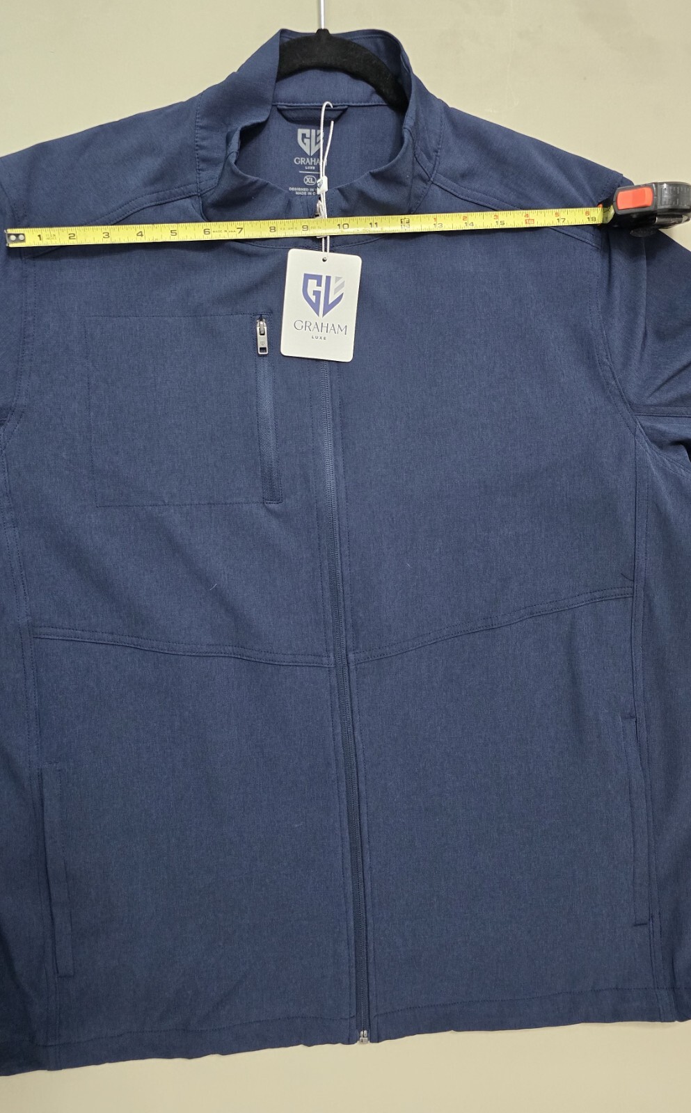 Graham Luxe Golf Jacket  Blue Depths GL3121 -  Size XL - New