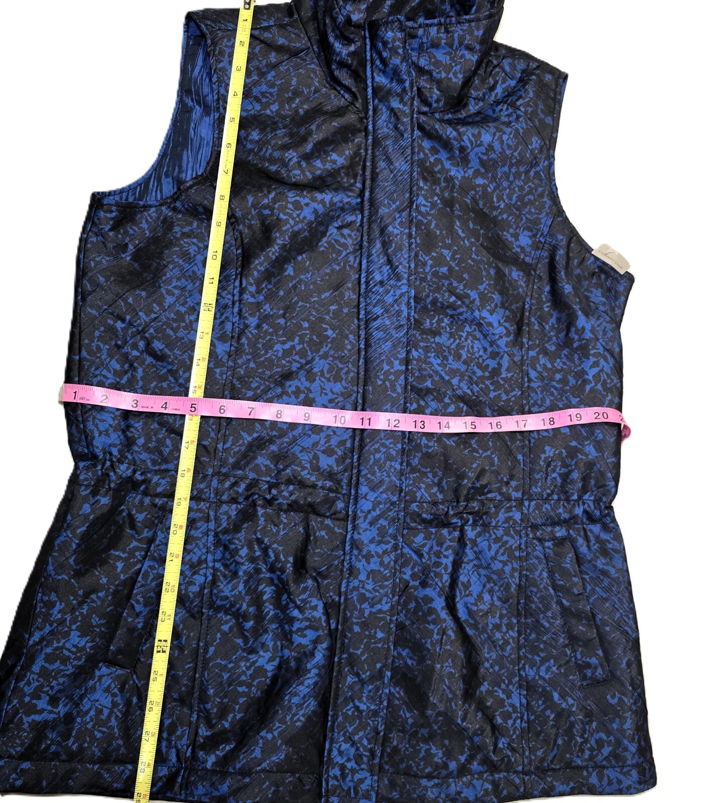 Coldwater Creek Vest - Women's Medium (Sizes 10-12) - Blue & Black