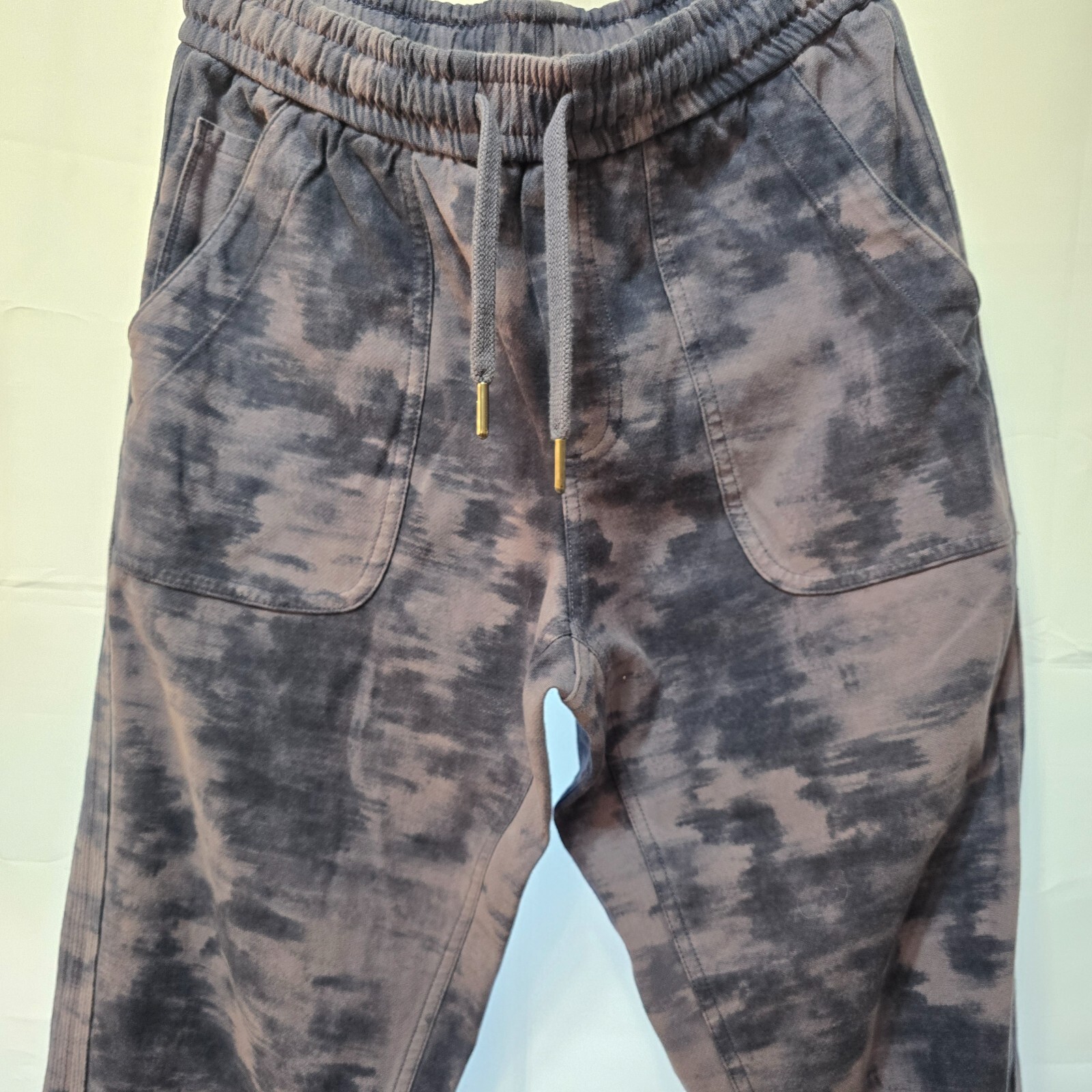 Athleta Farallon Printed Jogger Size 6 Inversion Medieval Violet Tie Dye Blue