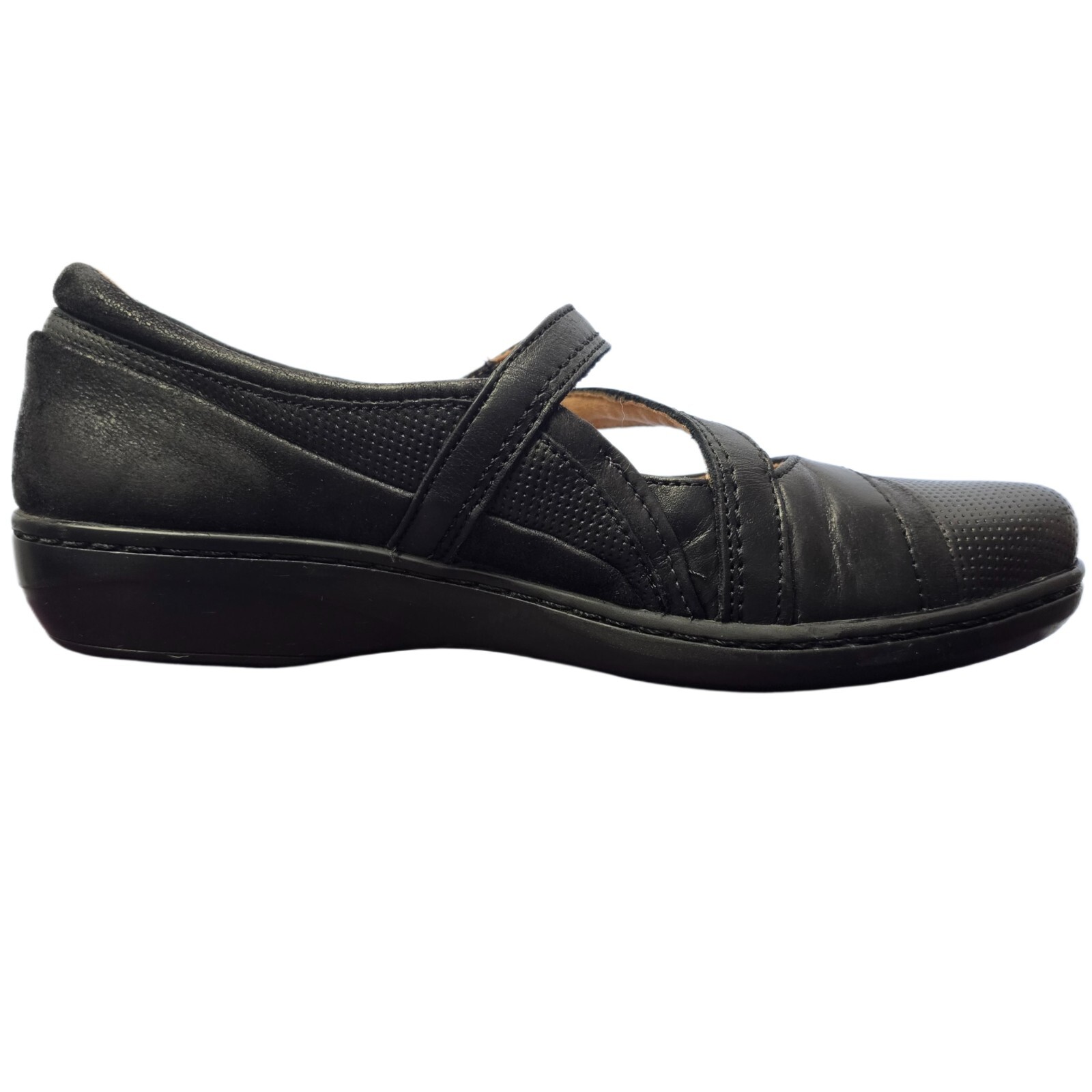 Clarks Women's Evianna Crown Everyday Flats – Black, Size 7.5