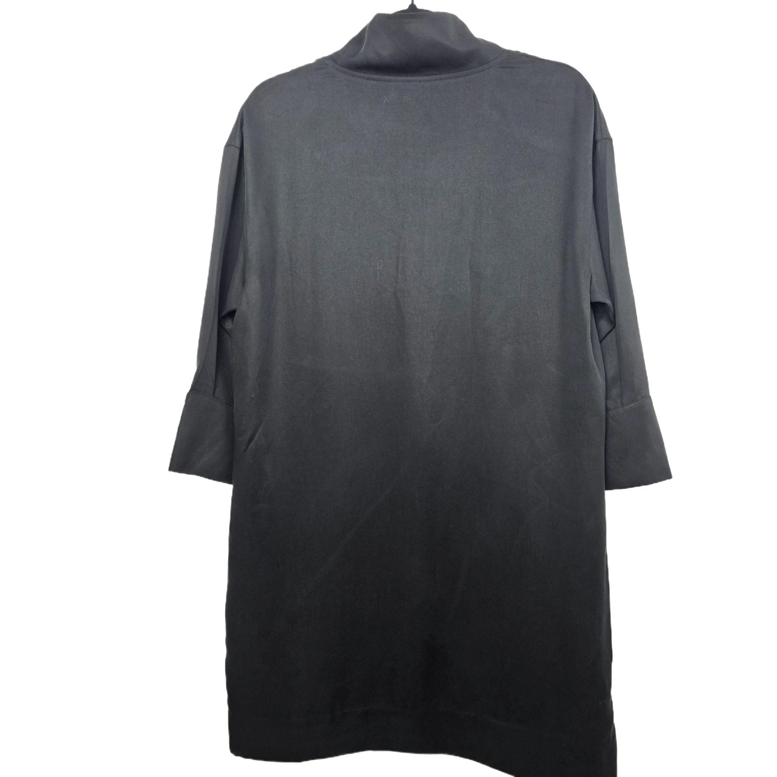 COS Women’s Black Lyocell Utility Dress Size 6 Minimalist Shirt Dress