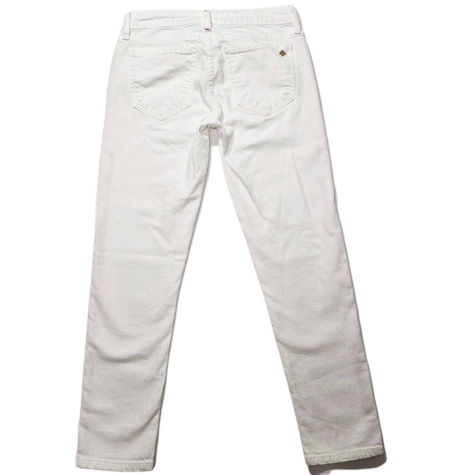 Kate Spade Broome Street Women’s White Capri Jeans Size 26 Slim Fit Stretch