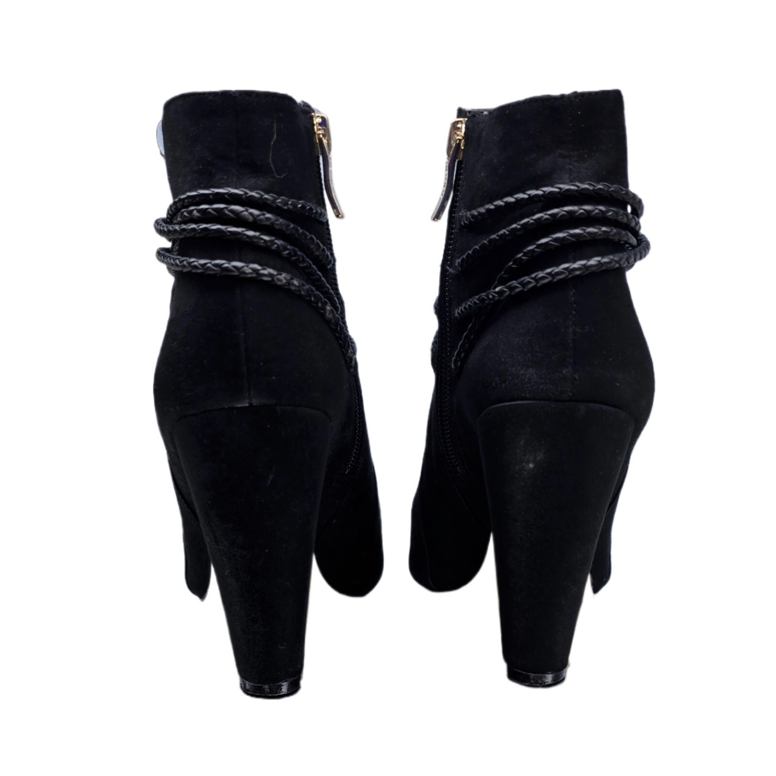 BCBGeneration Black Suede Women's Ankle Booties – Size 7