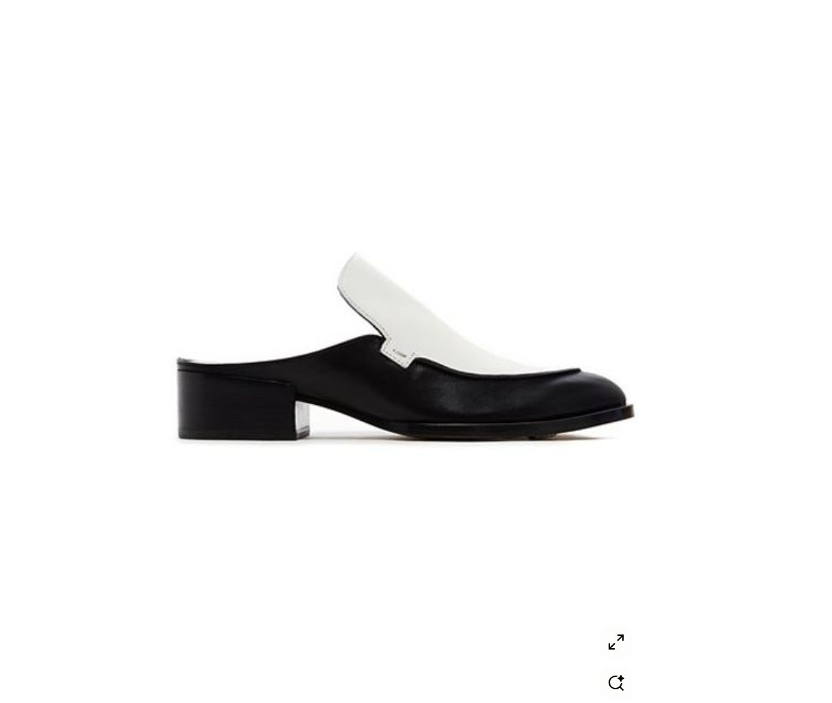 Dolce Vita Hackett Black & White Block Heel Loafer Mule – US Size 8