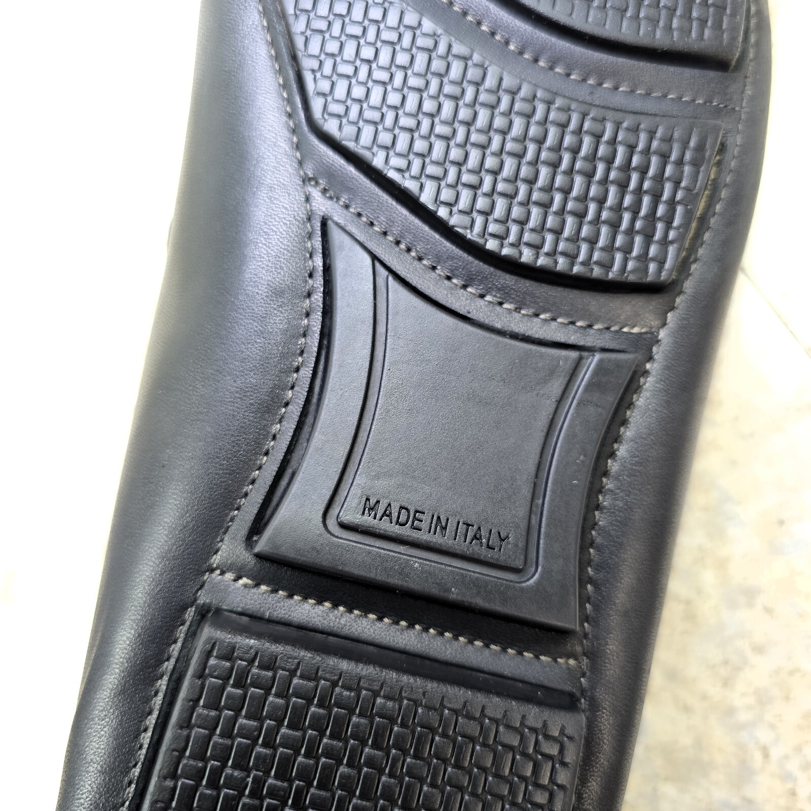 Simone Mariotti Men's Black Pebbled Leather Driving Loafers EUR 41 – Handmade IT