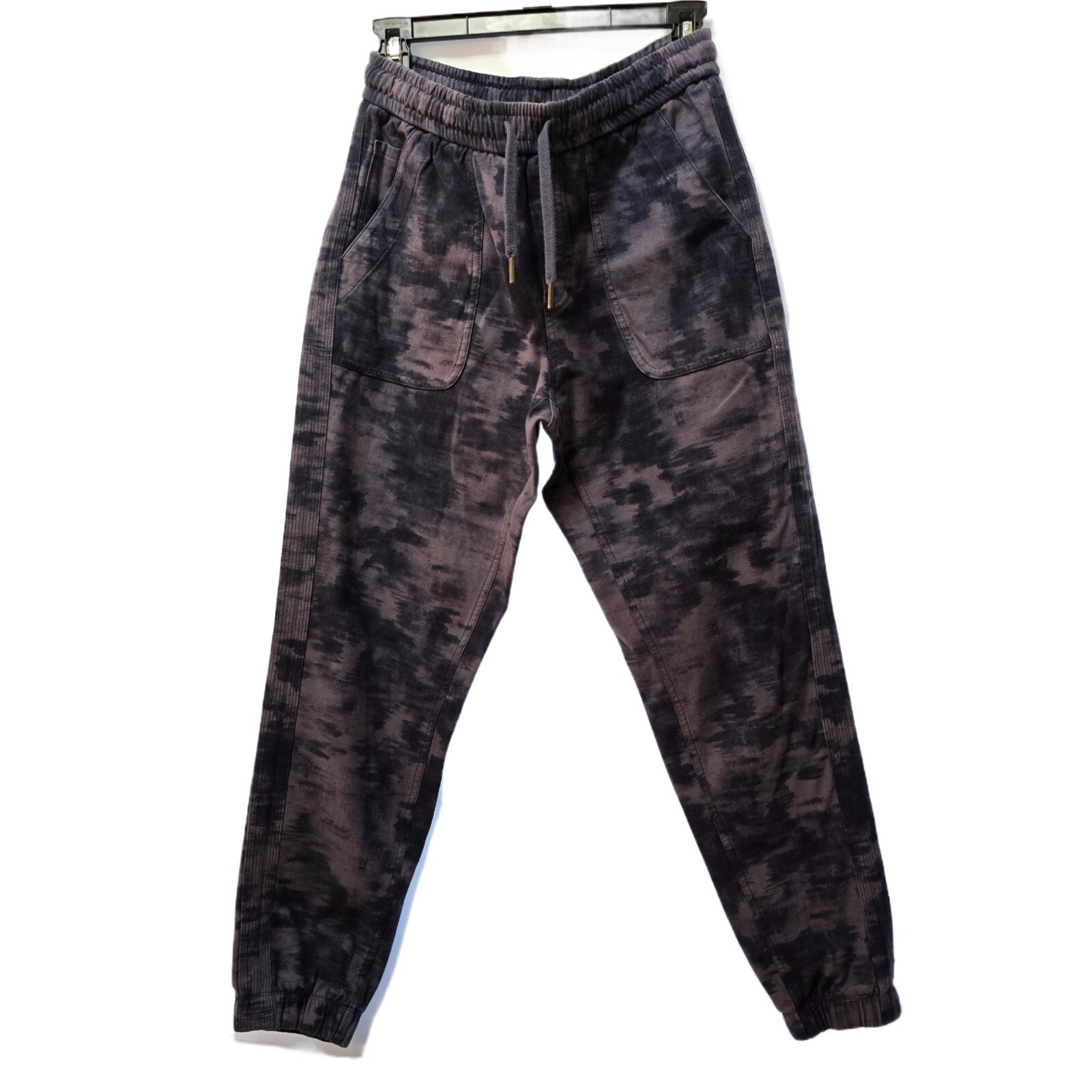 Athleta Farallon Printed Jogger Size 6 Inversion Medieval Violet Tie Dye Blue