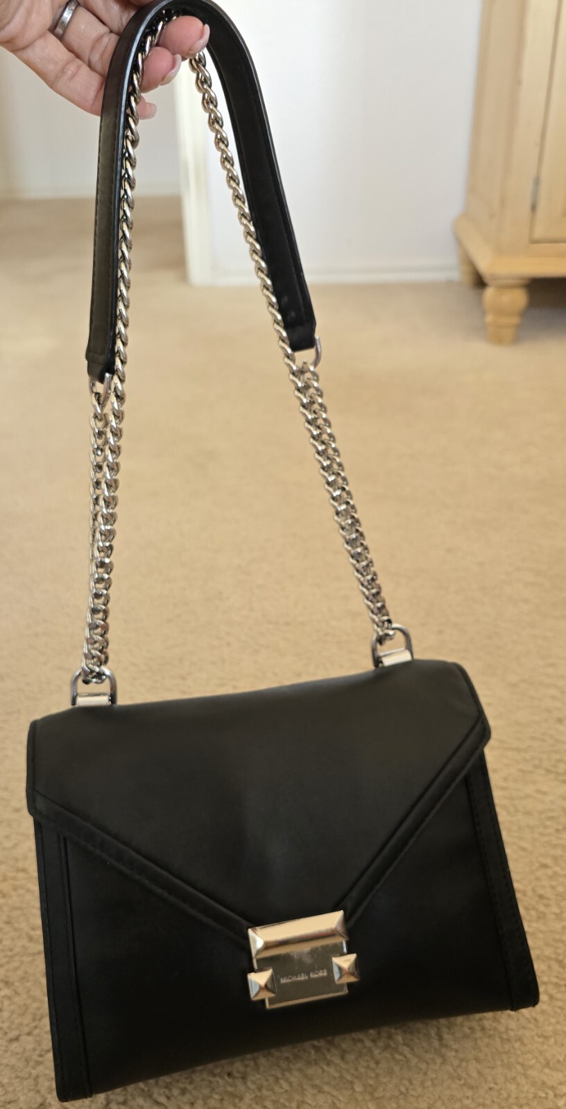 MICHAEL KORS Whitney Leather Convertible Shoulder Bag - Perfect For You!