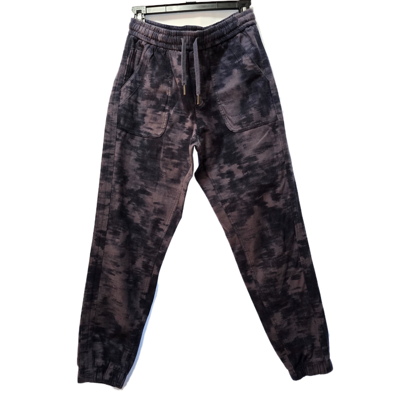 Athleta Farallon Printed Jogger Size 6 Inversion Medieval Violet Tie Dye Blue