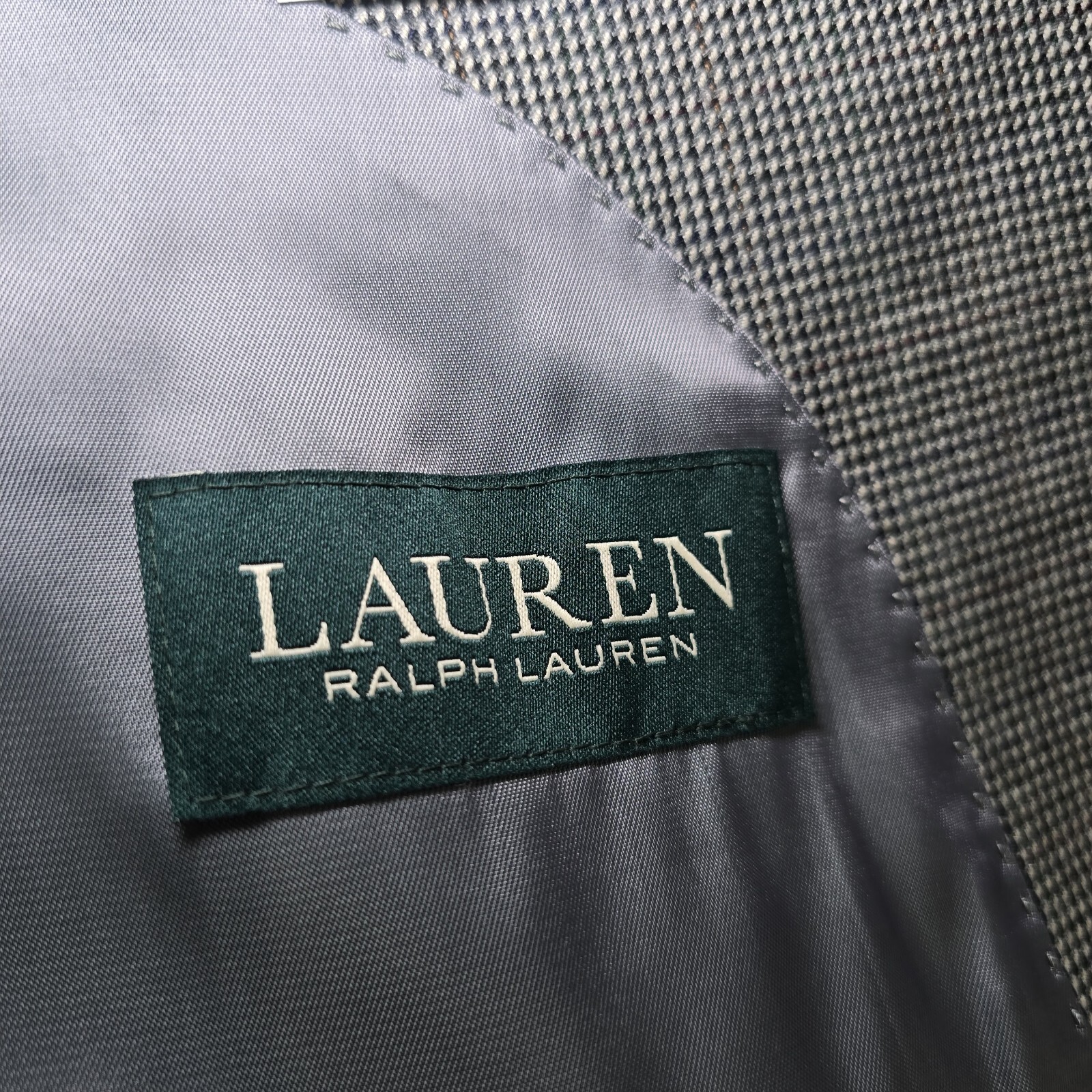 Lauren by Ralph Lauren Men's Rayon Blend Plaid Sport Blazer – Gray 44R