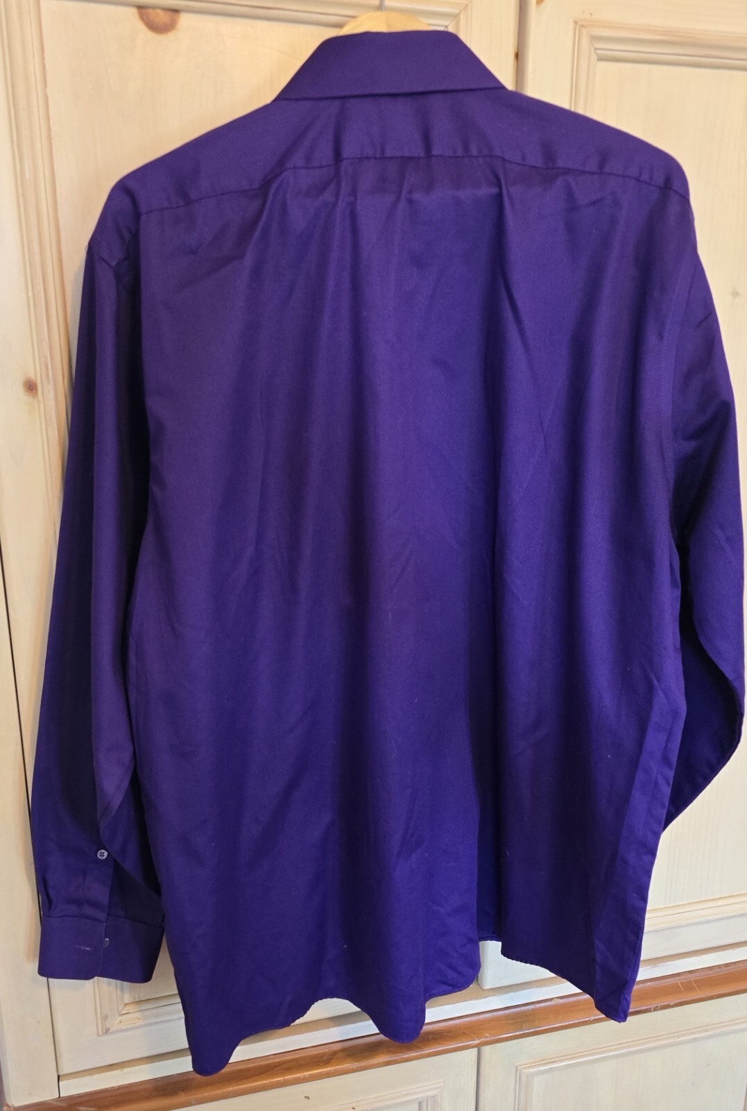 Van Heusen Long-Sleeve Button-Up Shirt - Purple (Size XL)