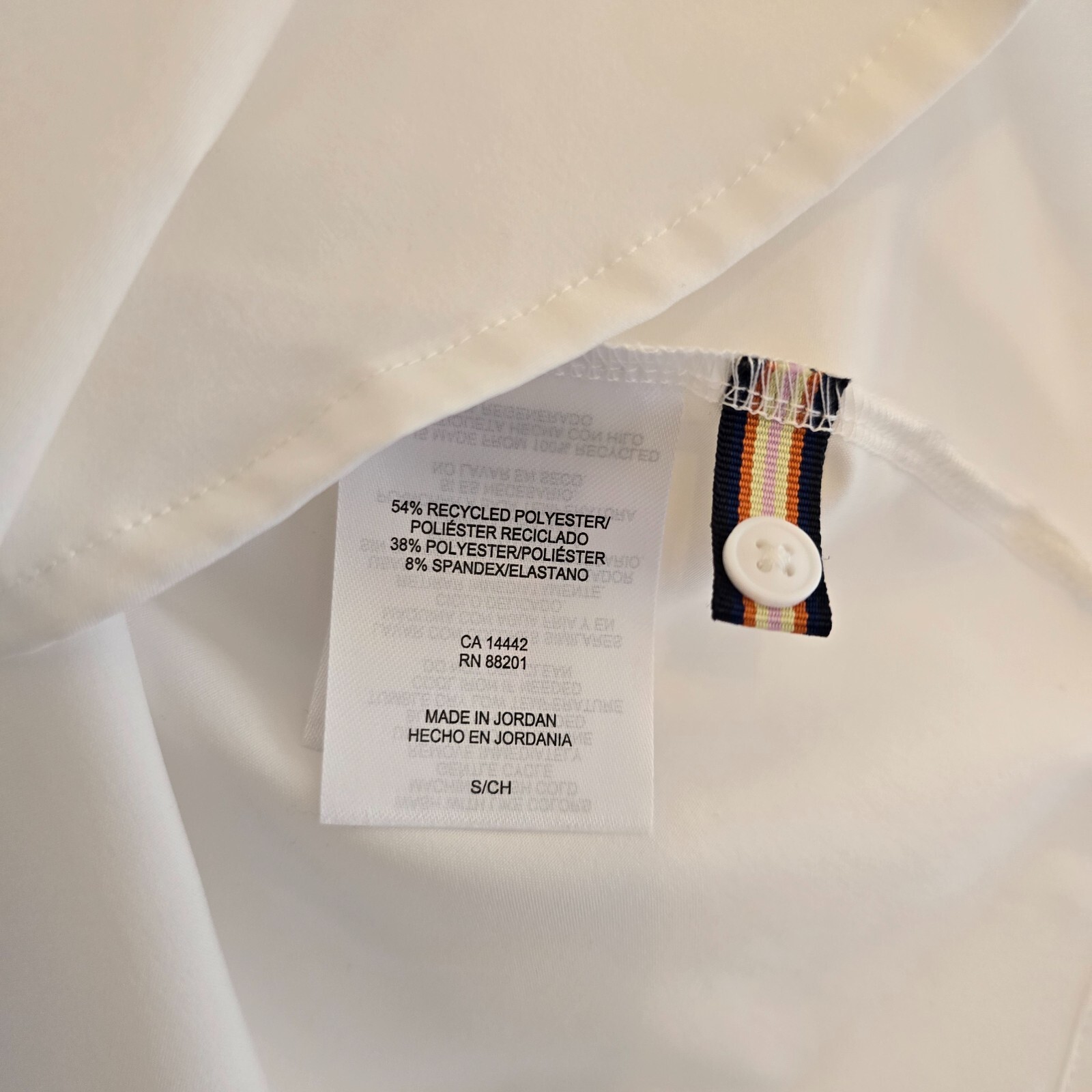 Modern Ambition Women's Delightfully Technical Travel Shirt – Size S White