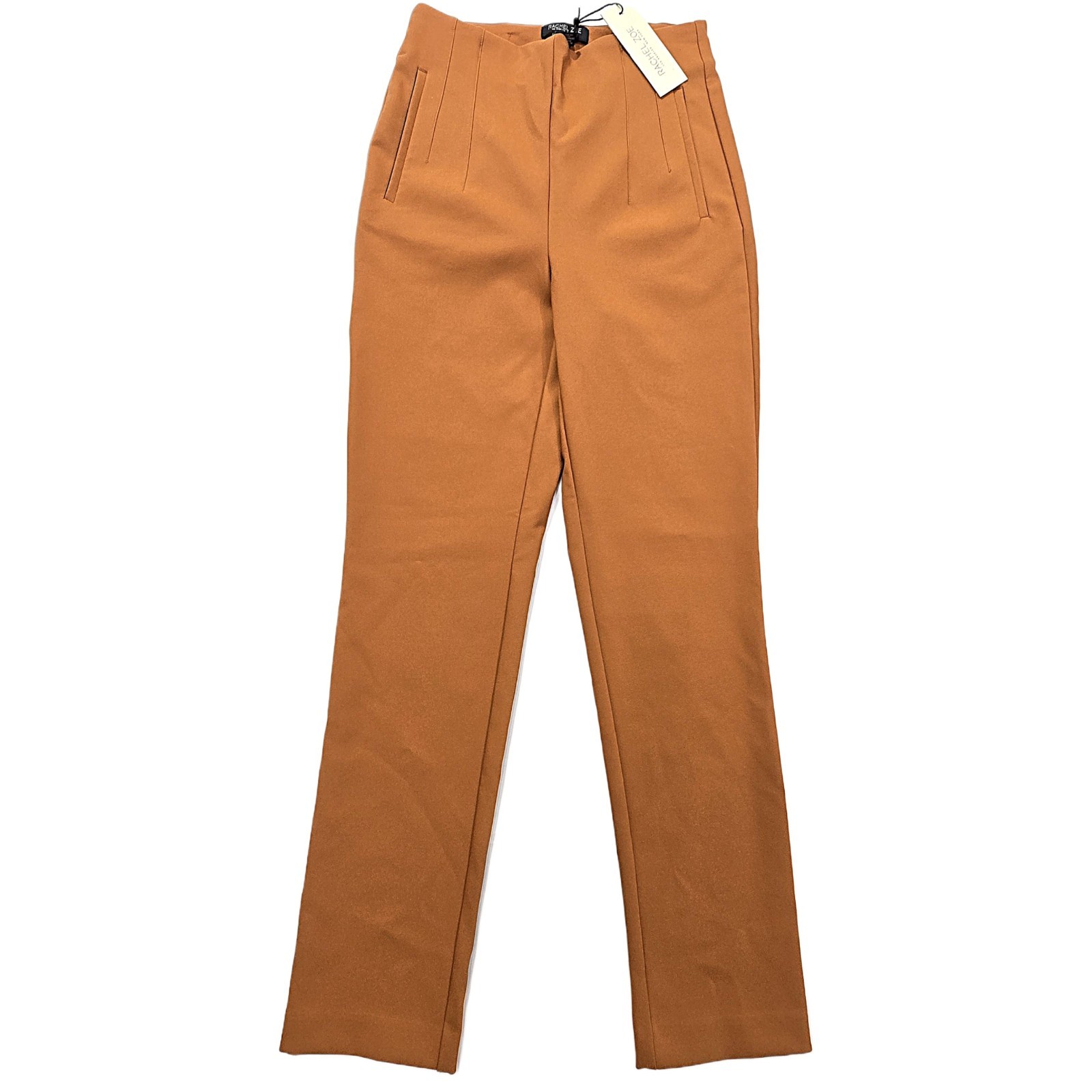 Rachel Zoe Women’s High Waist Brown Ankle Pants Size 2 Stretch