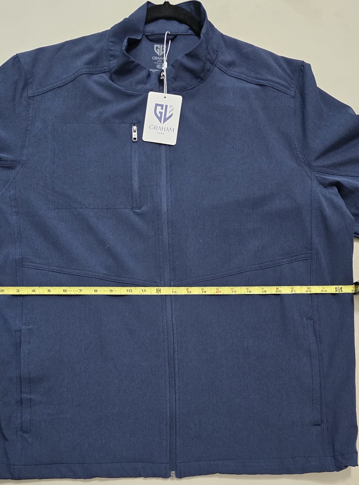 Graham Luxe Golf Jacket  Blue Depths GL3121 -  Size XL - New