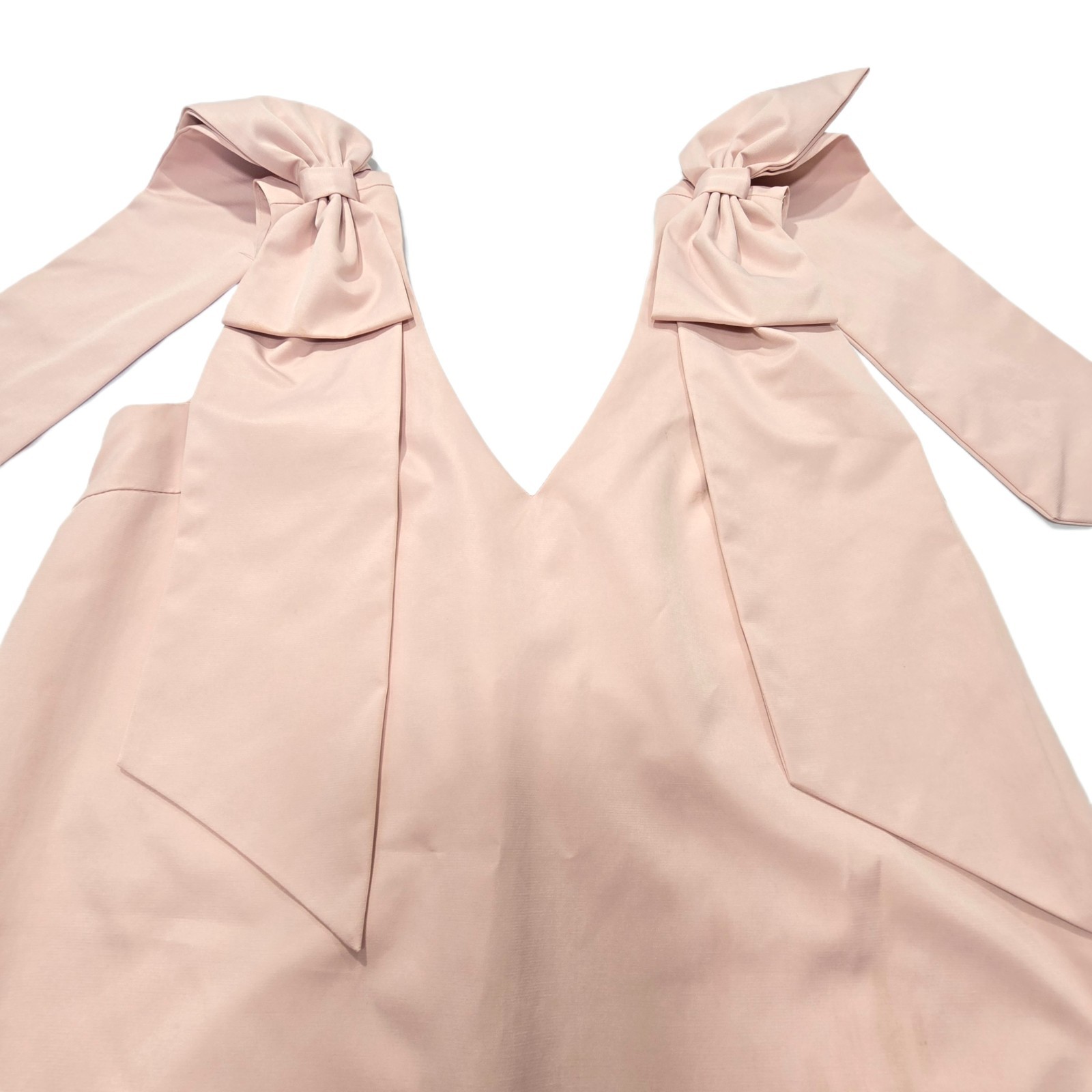 FORE New York & Company Women’s Pink Shoulder Bow Party Mini Dress Size S