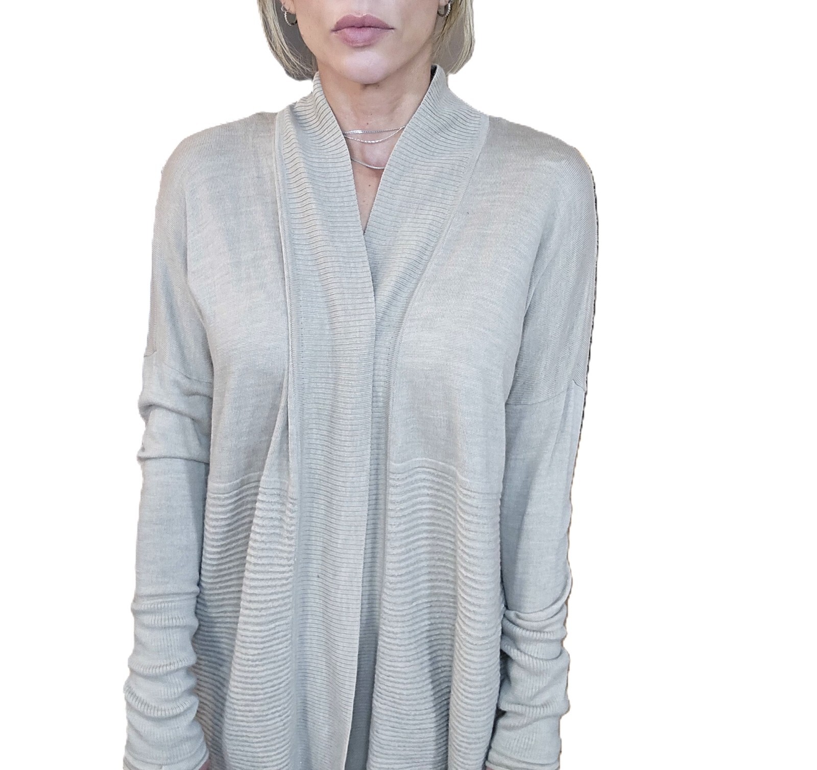 Lululemon Merino Wool Cardigan Sweater – Size 8 – Cream