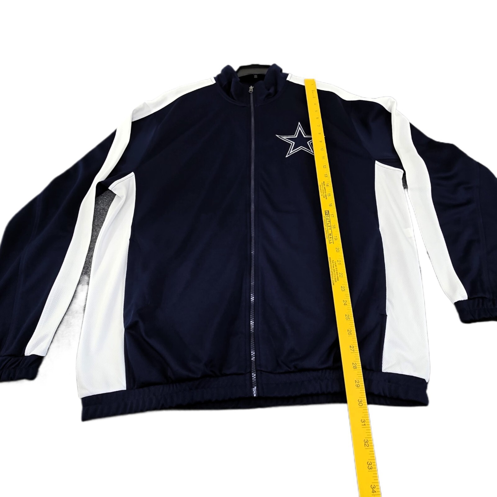 NFL Dallas Cowboys Full-Zip Jacket | Size XL | Blue & White | NWT